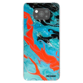 Picasee Μαύρη θήκη σιλικόνης για Xiaomi Poco X3 Pro - Blue Magma