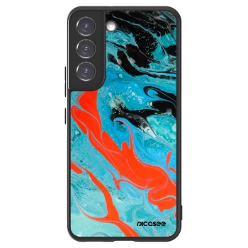 Picasee ULTIMATE CASE για Samsung Galaxy S22 5G - Blue Magma