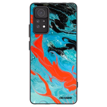 Picasee Μαύρη θήκη σιλικόνης για Xiaomi Redmi Note 11 Pro 5G - Blue Magma