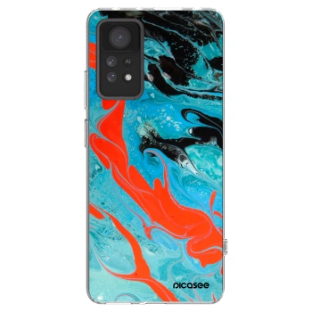 Picasee διαφανής θήκη σιλικόνης Xiaomi Redmi Note 11 Pro 5G - Blue Magma