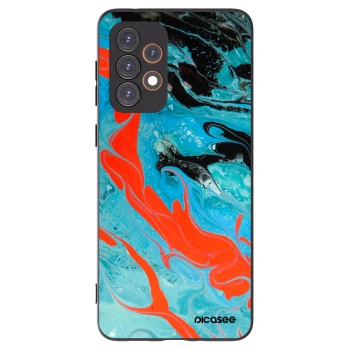 Picasee Μαύρη θήκη σιλικόνης για Samsung Galaxy A33 5G A336 - Blue Magma