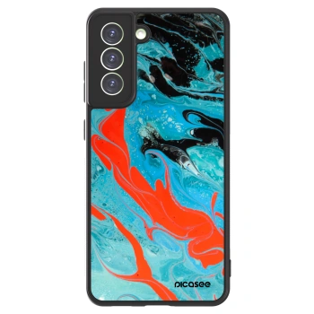 Picasee ULTIMATE CASE PowerShare για Samsung Galaxy S21 FE 5G - Blue Magma