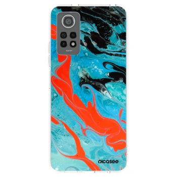 Picasee διαφανής θήκη σιλικόνης Xiaomi Redmi Note 12 Pro 4G - Blue Magma