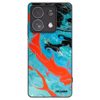Picasee Μαύρη θήκη σιλικόνης για Xiaomi Redmi Note 13 Pro 4G - Blue Magma