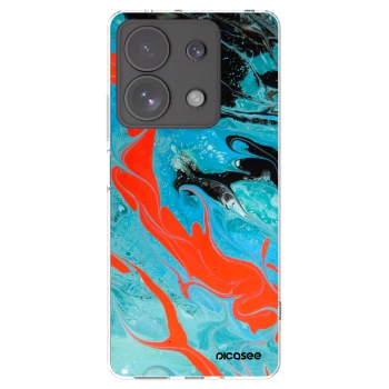 Picasee διαφανής θήκη σιλικόνης Xiaomi Redmi Note 13 Pro 4G - Blue Magma