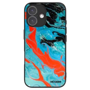 Picasee ULTIMATE CASE για Apple iPhone 16 - Blue Magma