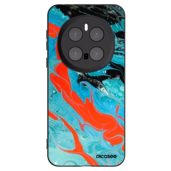 Picasee Μαύρη θήκη σιλικόνης για Honor Magic7 Pro 5G - Blue Magma