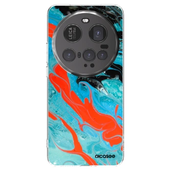 Picasee διαφανής θήκη σιλικόνης Xiaomi 15 Ultra - Blue Magma