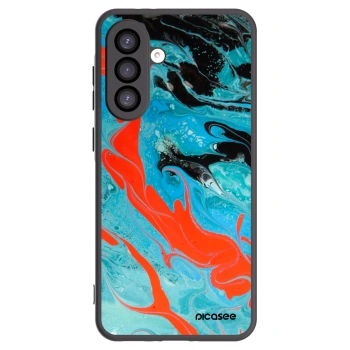 Picasee Μαύρη θήκη σιλικόνης για Samsung Galaxy A26 5G A266B - Blue Magma