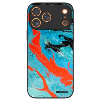 Picasee ULTIMATE CASE για Apple iPhone 17 Pro Max - Blue Magma