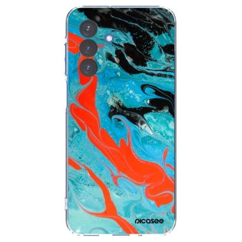 Picasee διαφανής θήκη σιλικόνης Samsung Galaxy A17 5G - Blue Magma