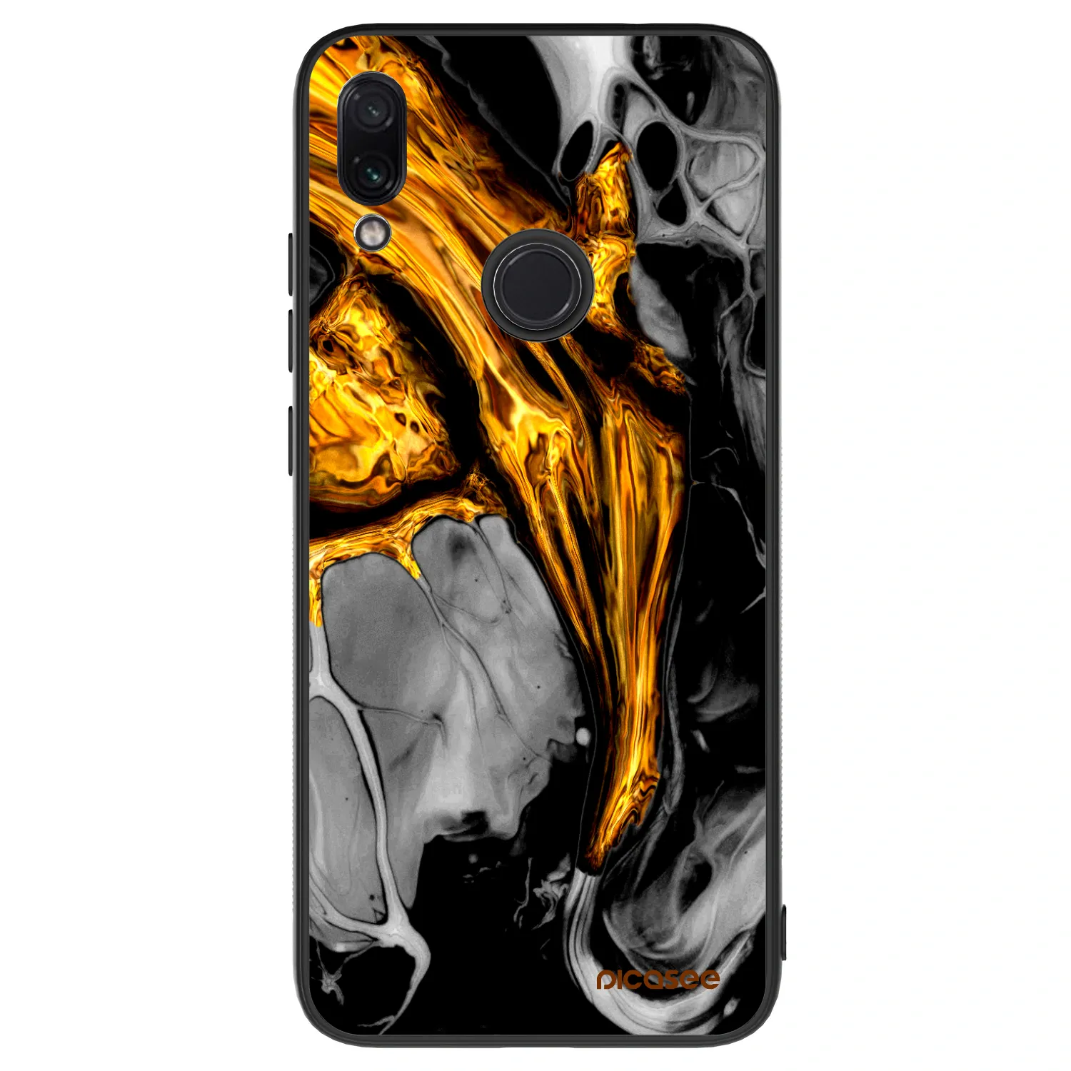 Picasee ULTIMATE CASE για Xiaomi Redmi Note 7 - Black Gold