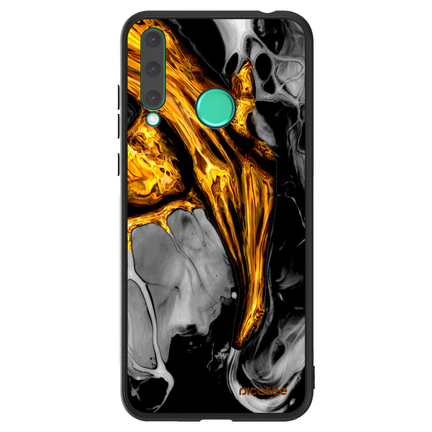 Picasee ULTIMATE CASE για Honor 20 Lite - Black Gold
