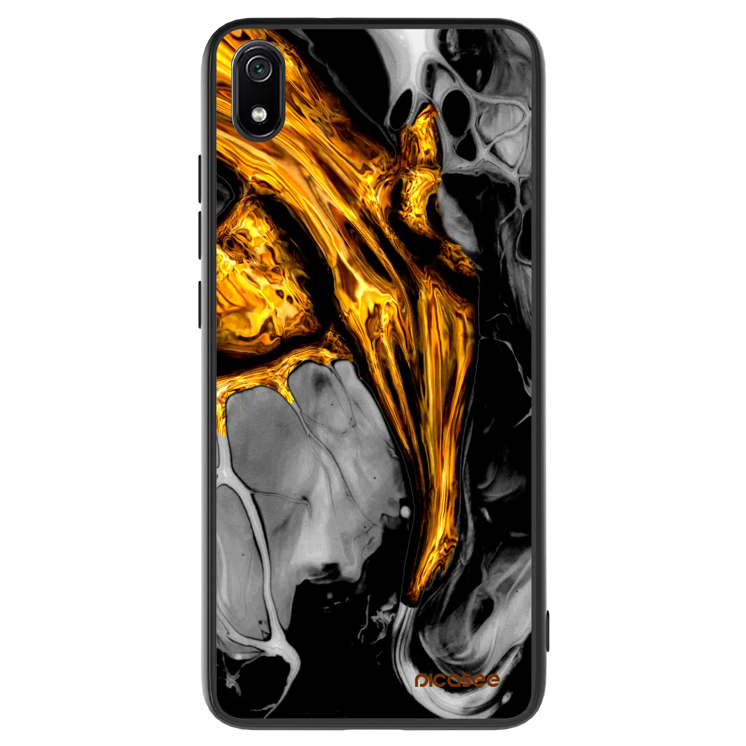 Picasee ULTIMATE CASE για Xiaomi Redmi 7A - Black Gold