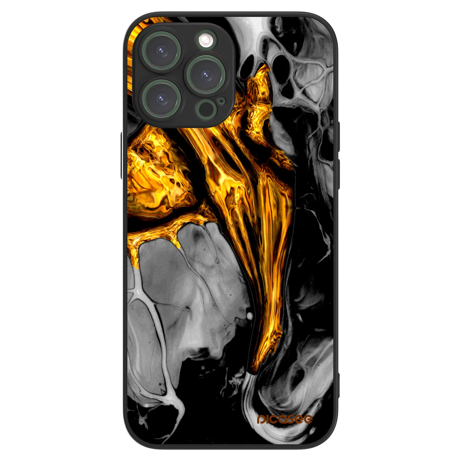 Picasee ULTIMATE CASE για Apple iPhone 13 Pro Max - Black Gold