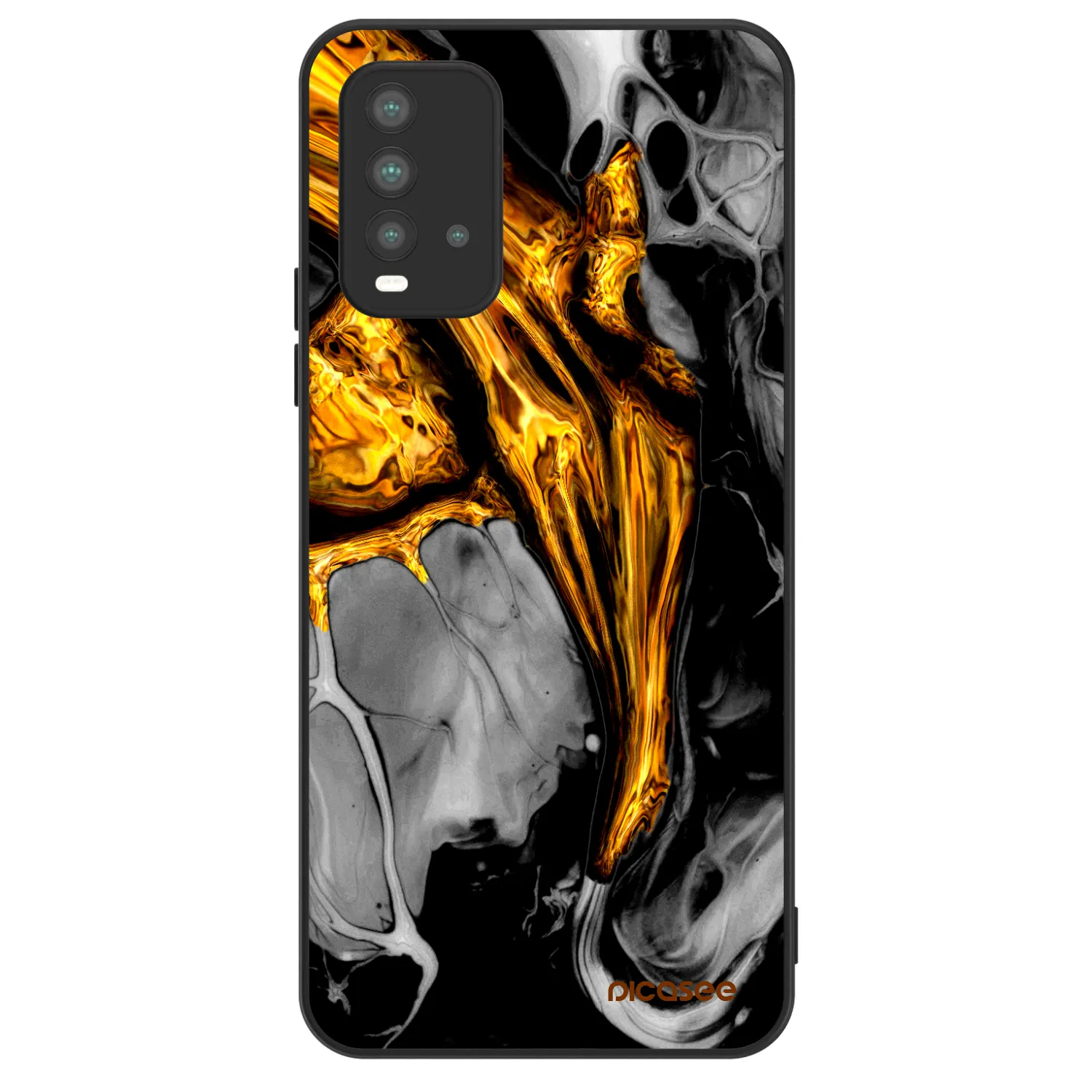 Picasee ULTIMATE CASE για Xiaomi Redmi 9T - Black Gold