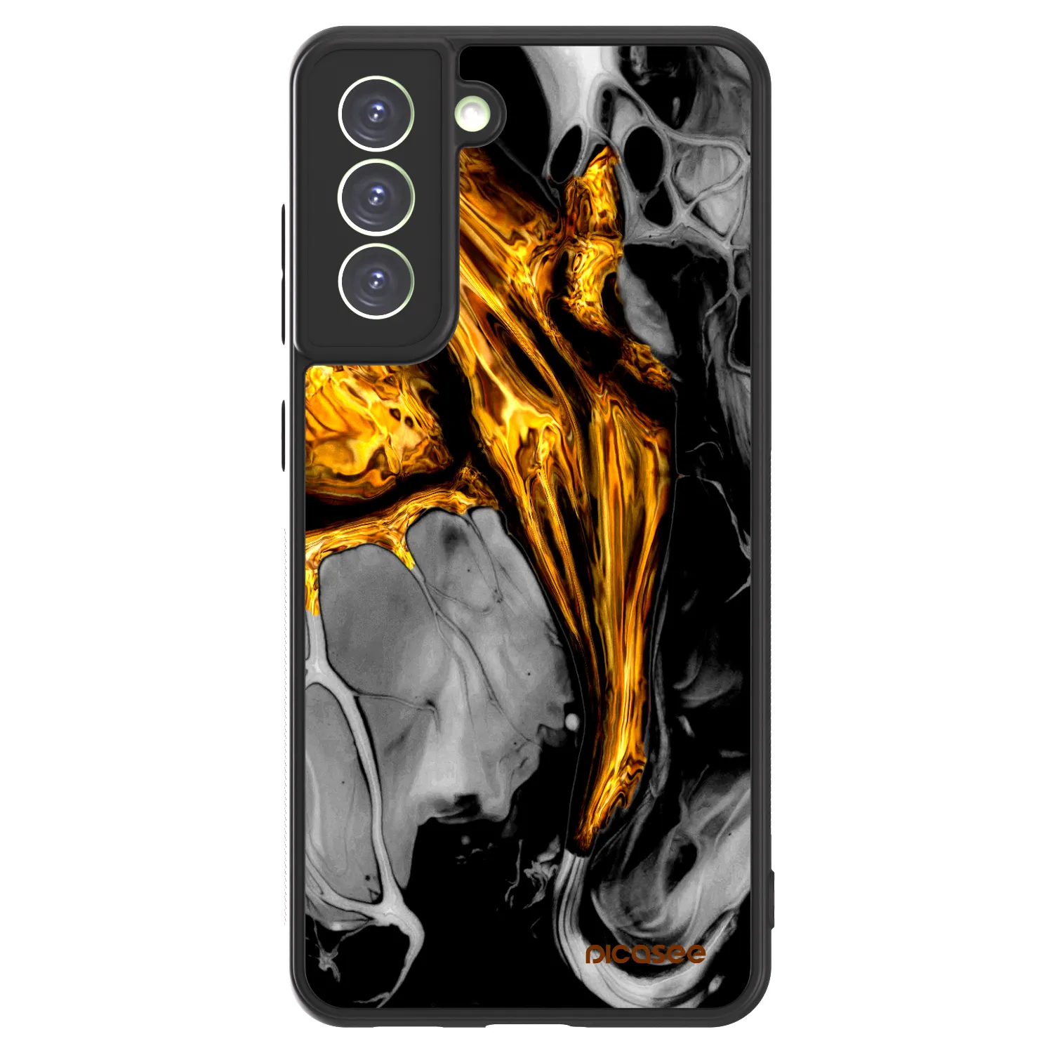 Picasee ULTIMATE CASE για Samsung Galaxy S21 FE 5G - Black Gold