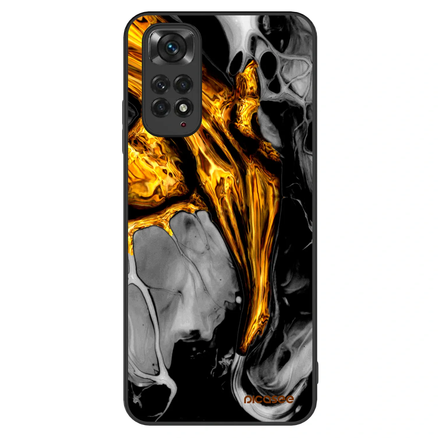 Picasee ULTIMATE CASE για Xiaomi Redmi Note 11S 4G - Black Gold