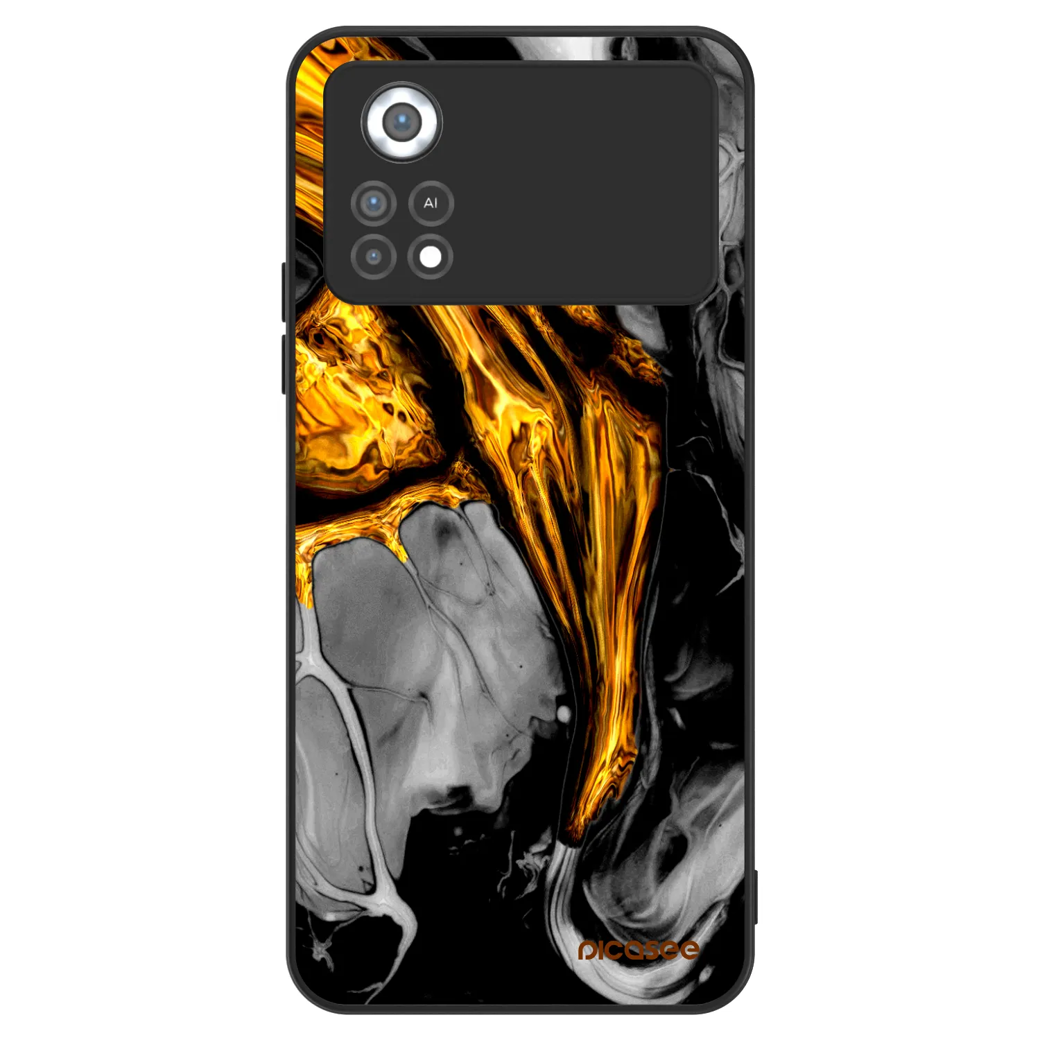 Picasee ULTIMATE CASE για Xiaomi Poco X4 Pro 5G - Black Gold