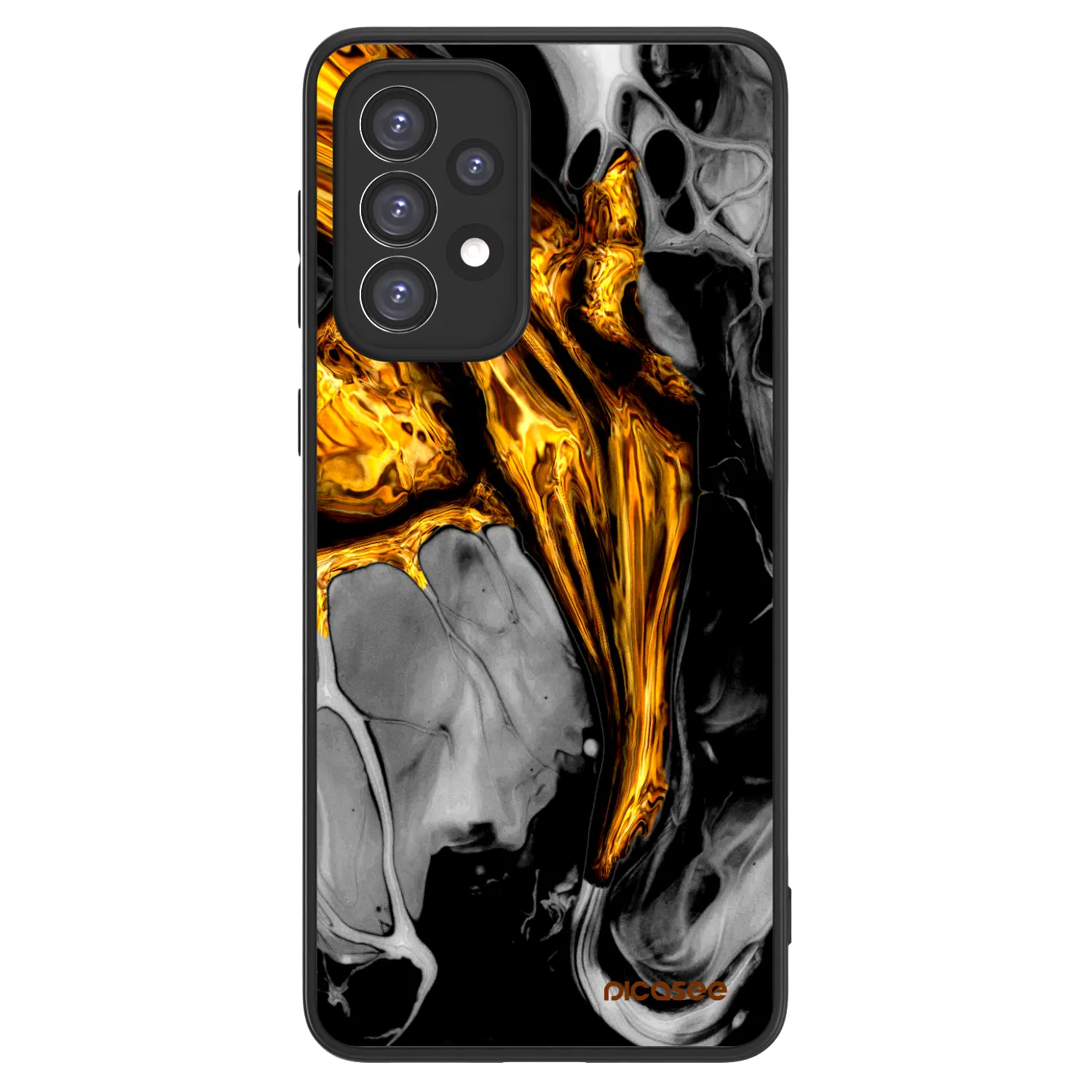 Picasee ULTIMATE CASE για Samsung Galaxy A33 5G A336 - Black Gold