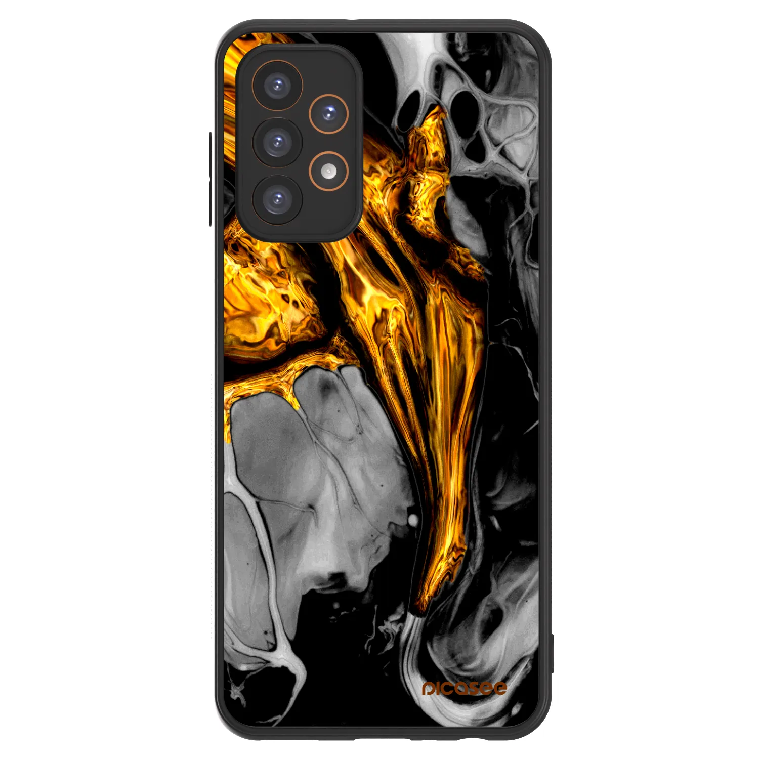 Picasee ULTIMATE CASE για Samsung Galaxy A23 A236B 5G - Black Gold
