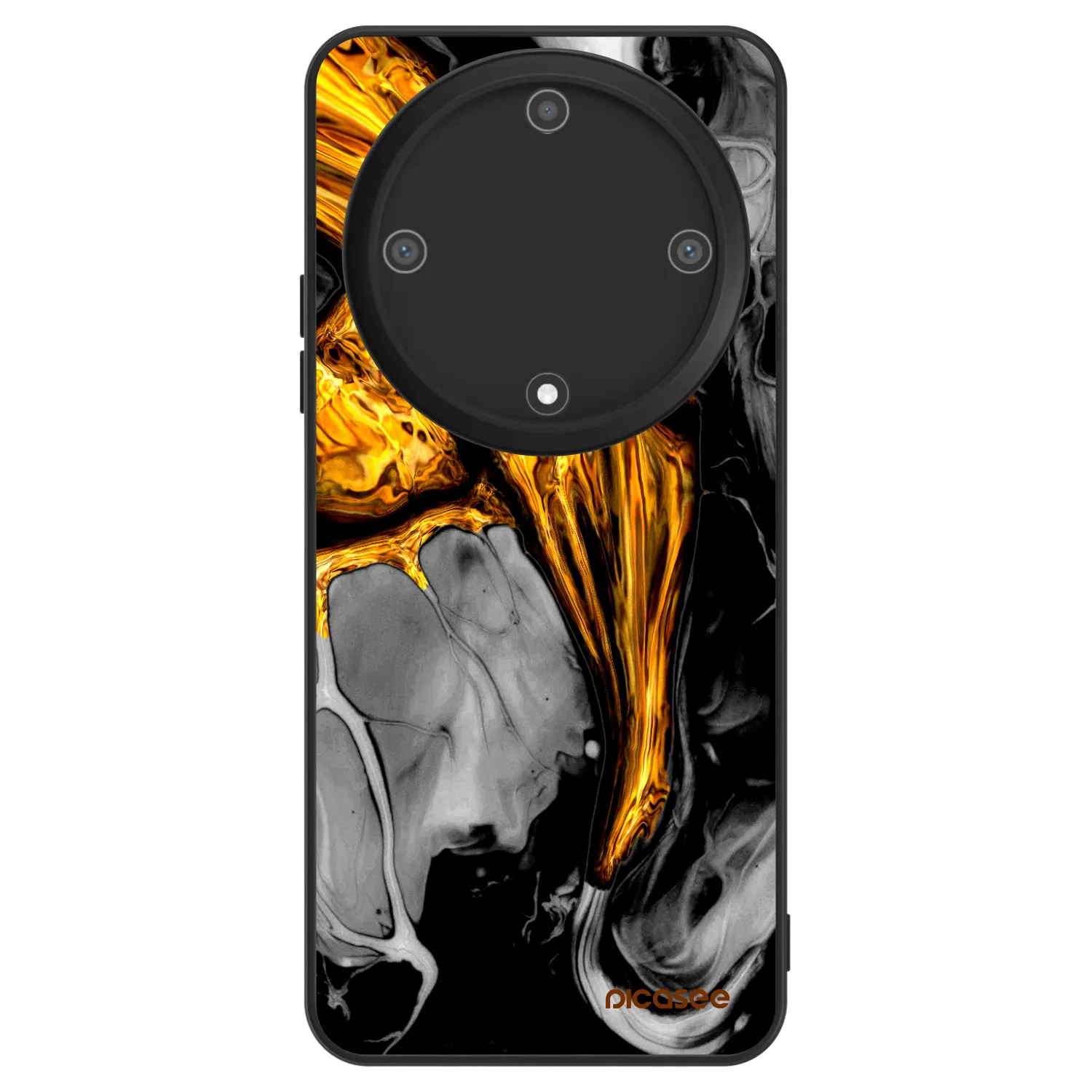 Picasee ULTIMATE CASE για Honor Magic5 Lite 5G - Black Gold