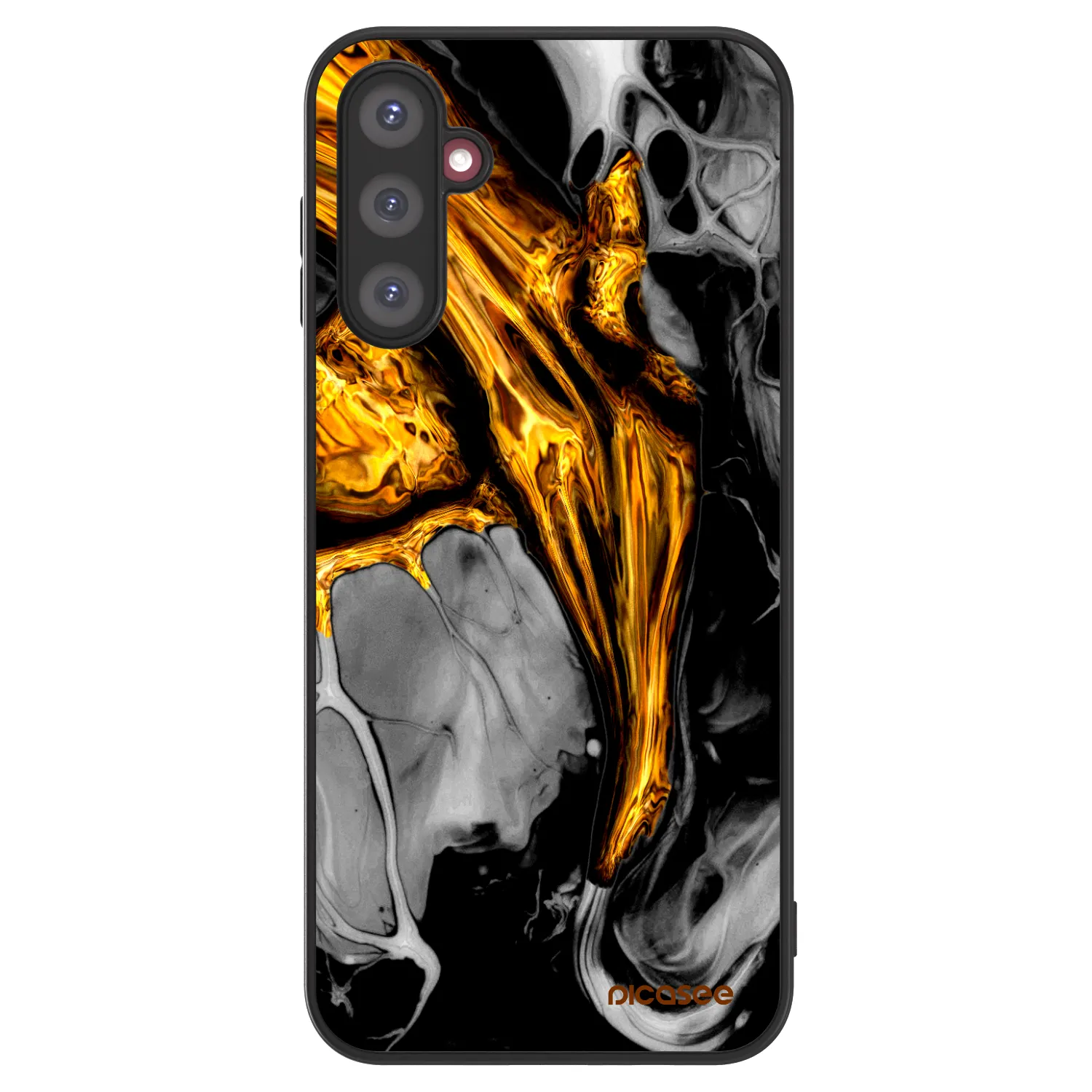 Picasee ULTIMATE CASE για Samsung Galaxy A14 5G A146P - Black Gold