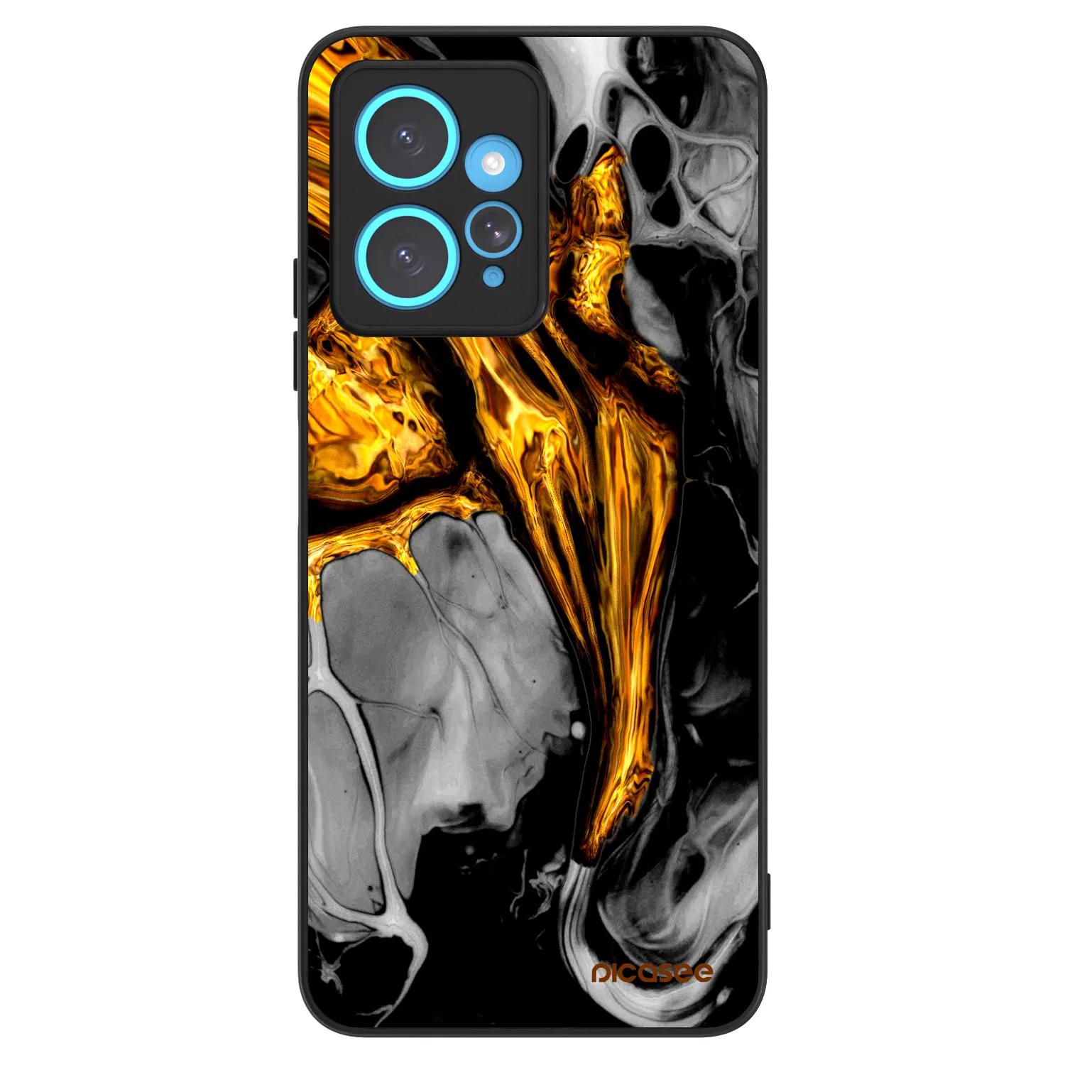 Picasee ULTIMATE CASE για Xiaomi Redmi Note 12 4G - Black Gold