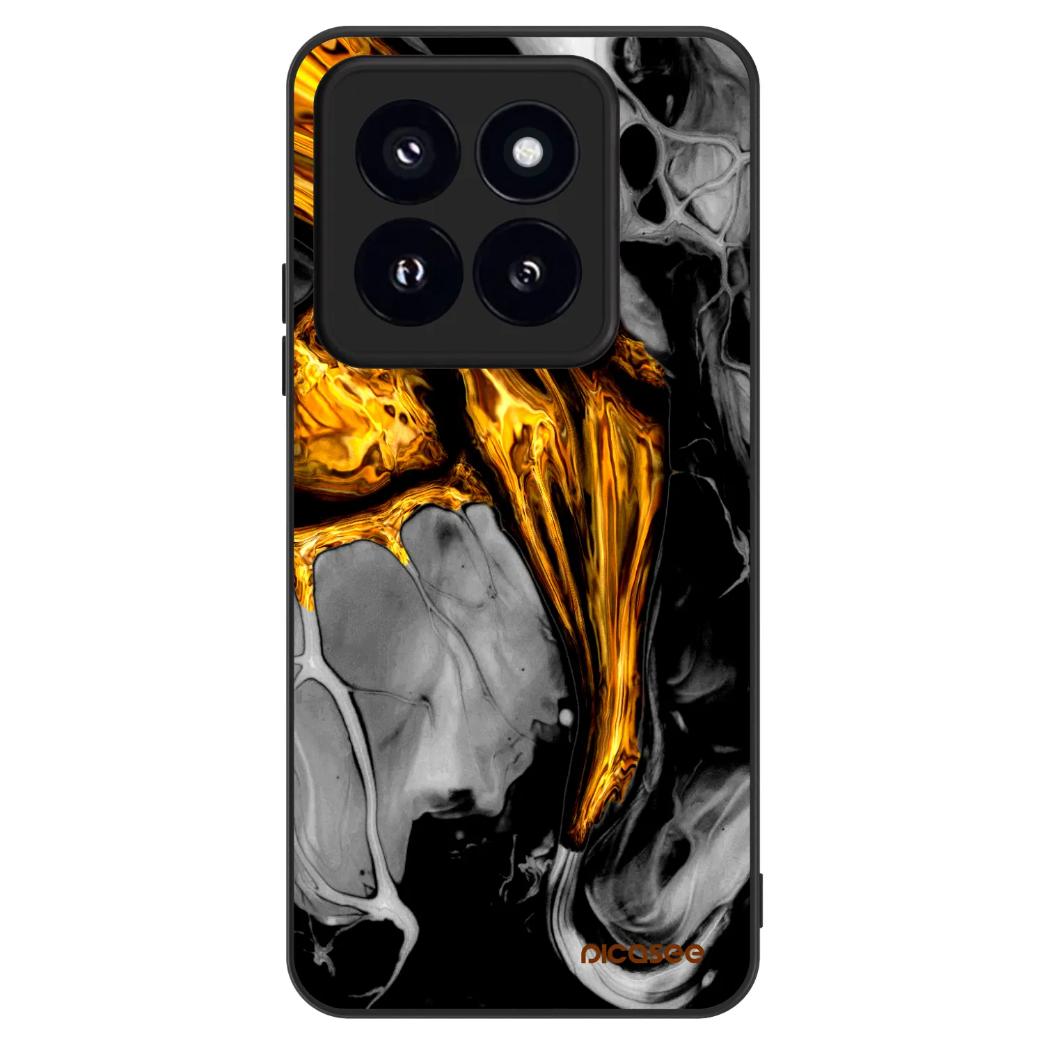 Picasee ULTIMATE CASE για Xiaomi 14 Pro - Black Gold