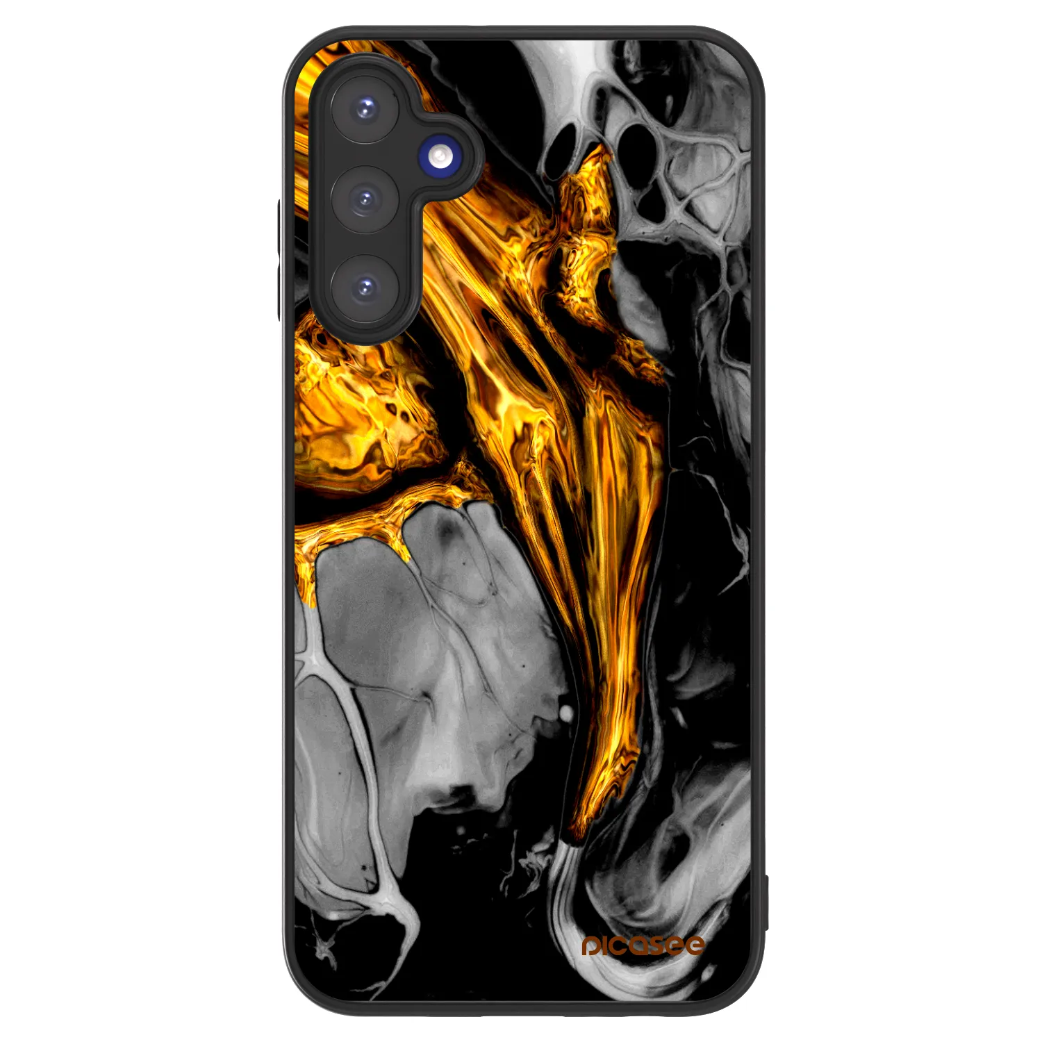 Picasee ULTIMATE CASE για Samsung Galaxy A15 A155F 4G - Black Gold