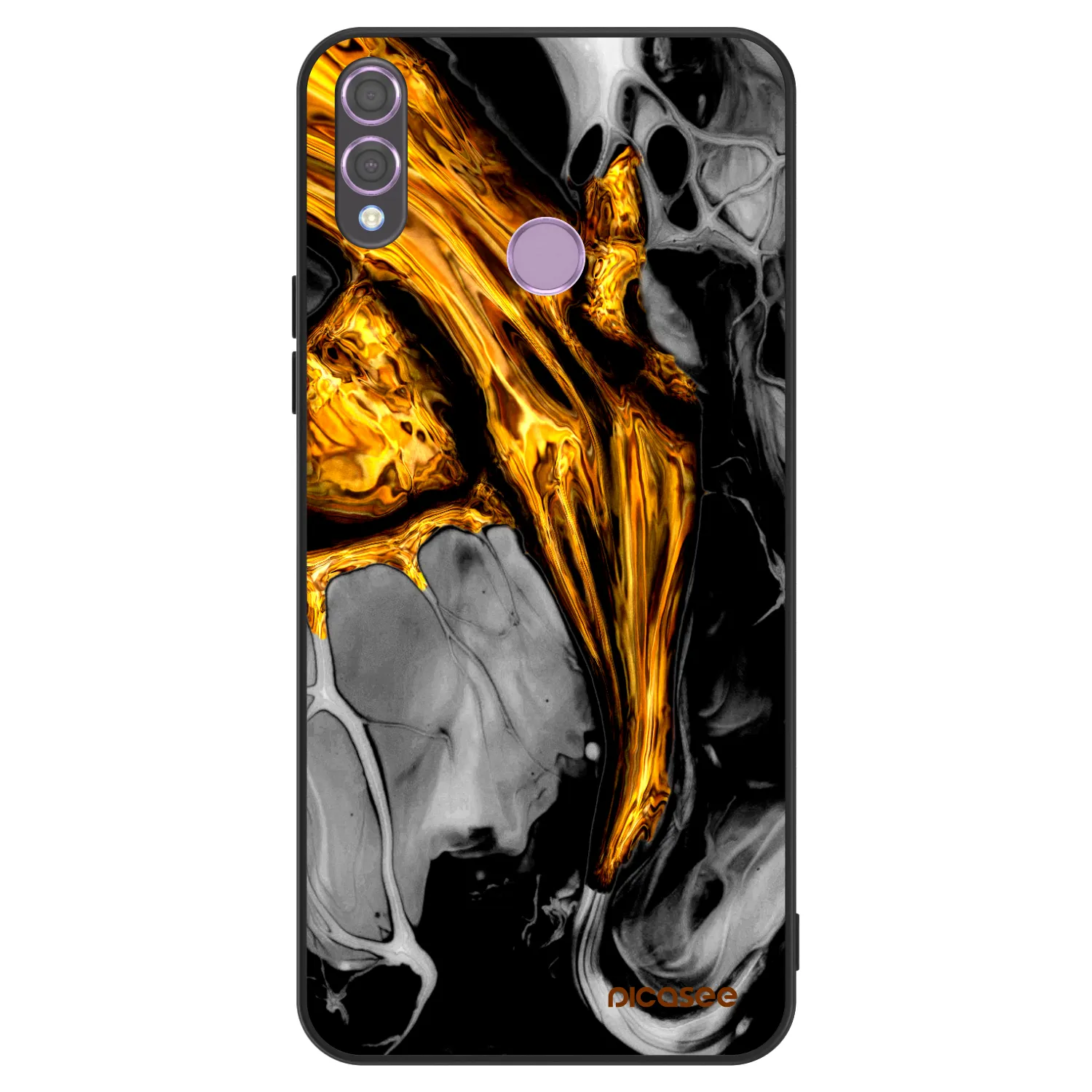 Picasee ULTIMATE CASE για Honor 8X - Black Gold