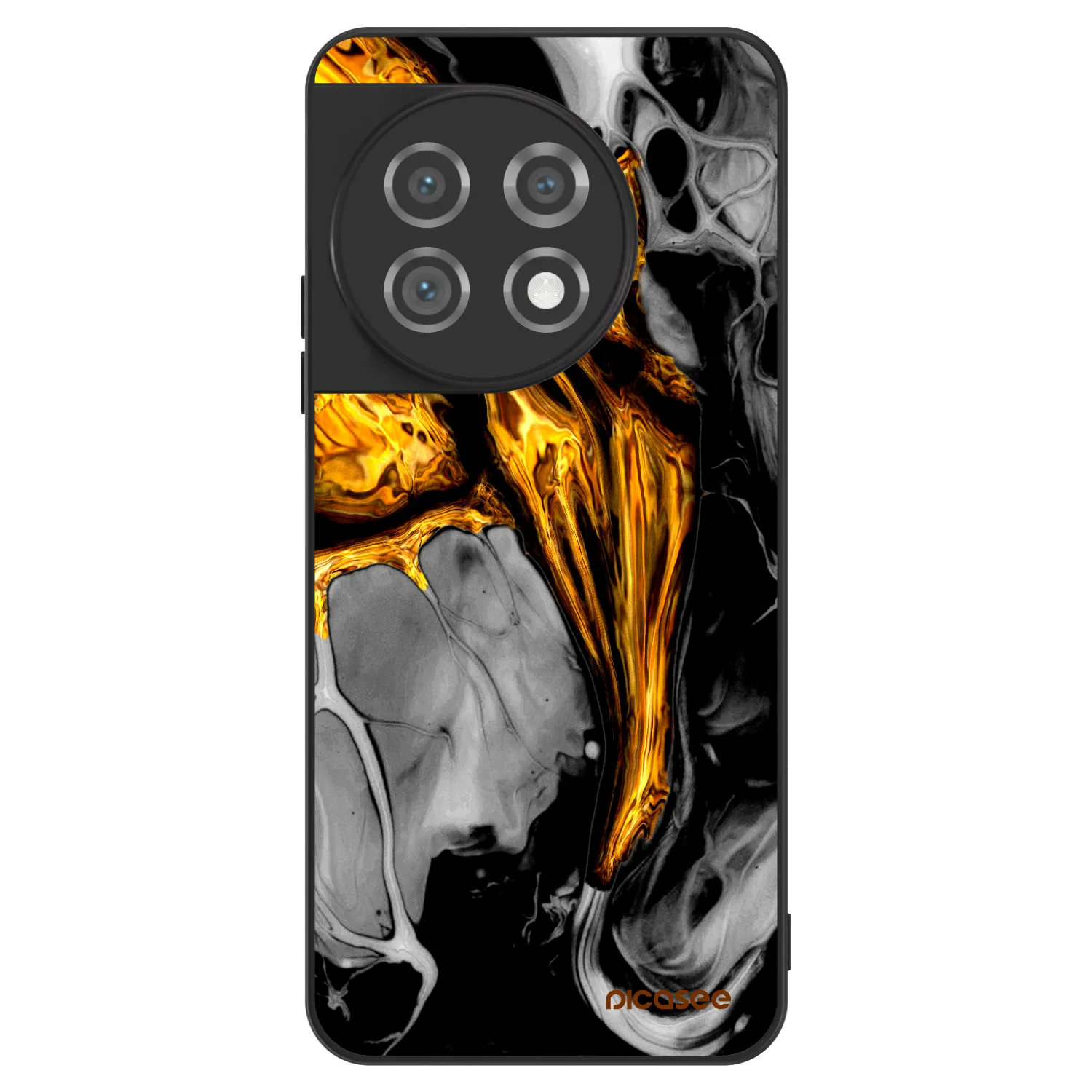 Picasee ULTIMATE CASE για OnePlus 11 5G - Black Gold