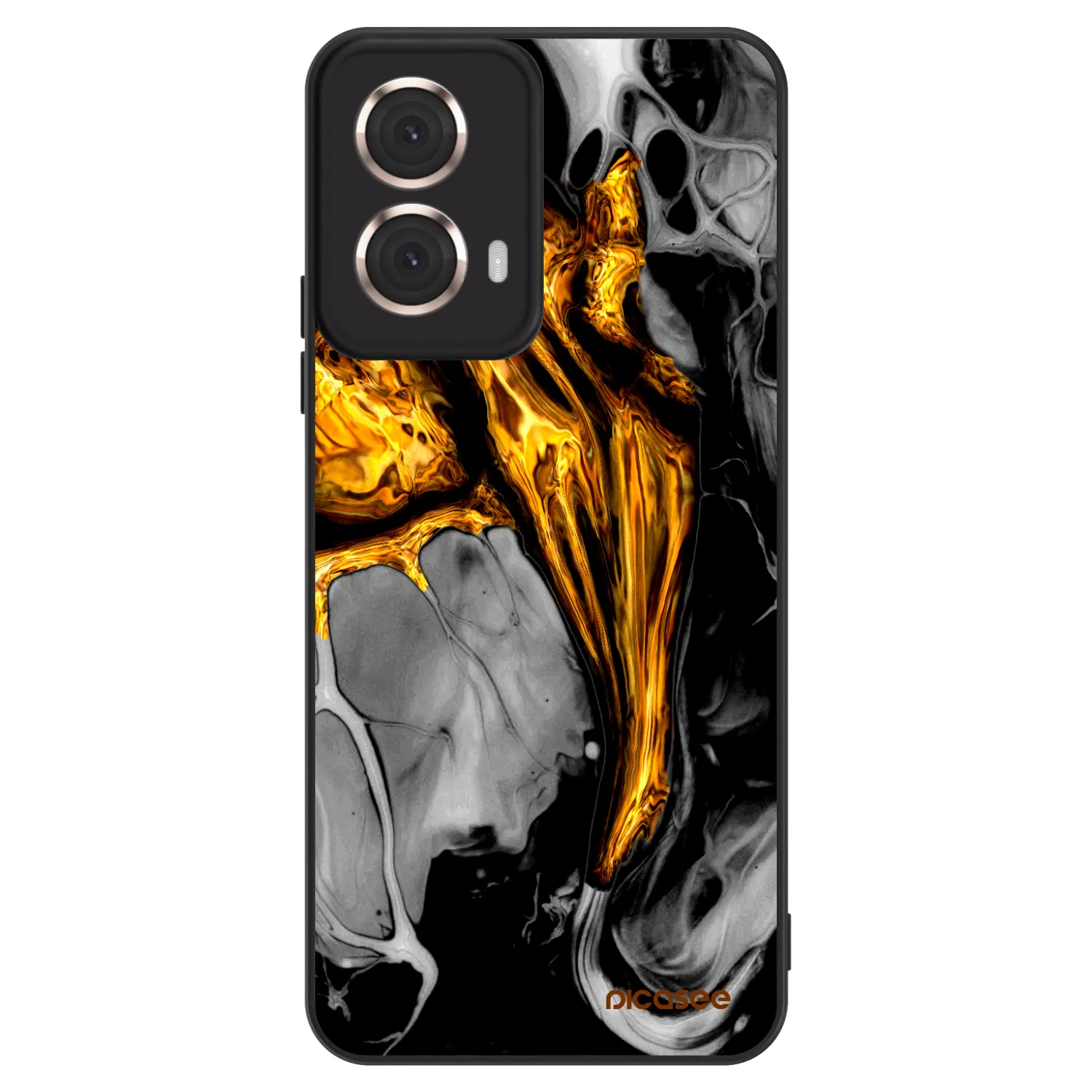 Picasee ULTIMATE CASE για Motorola Moto G85 - Black Gold