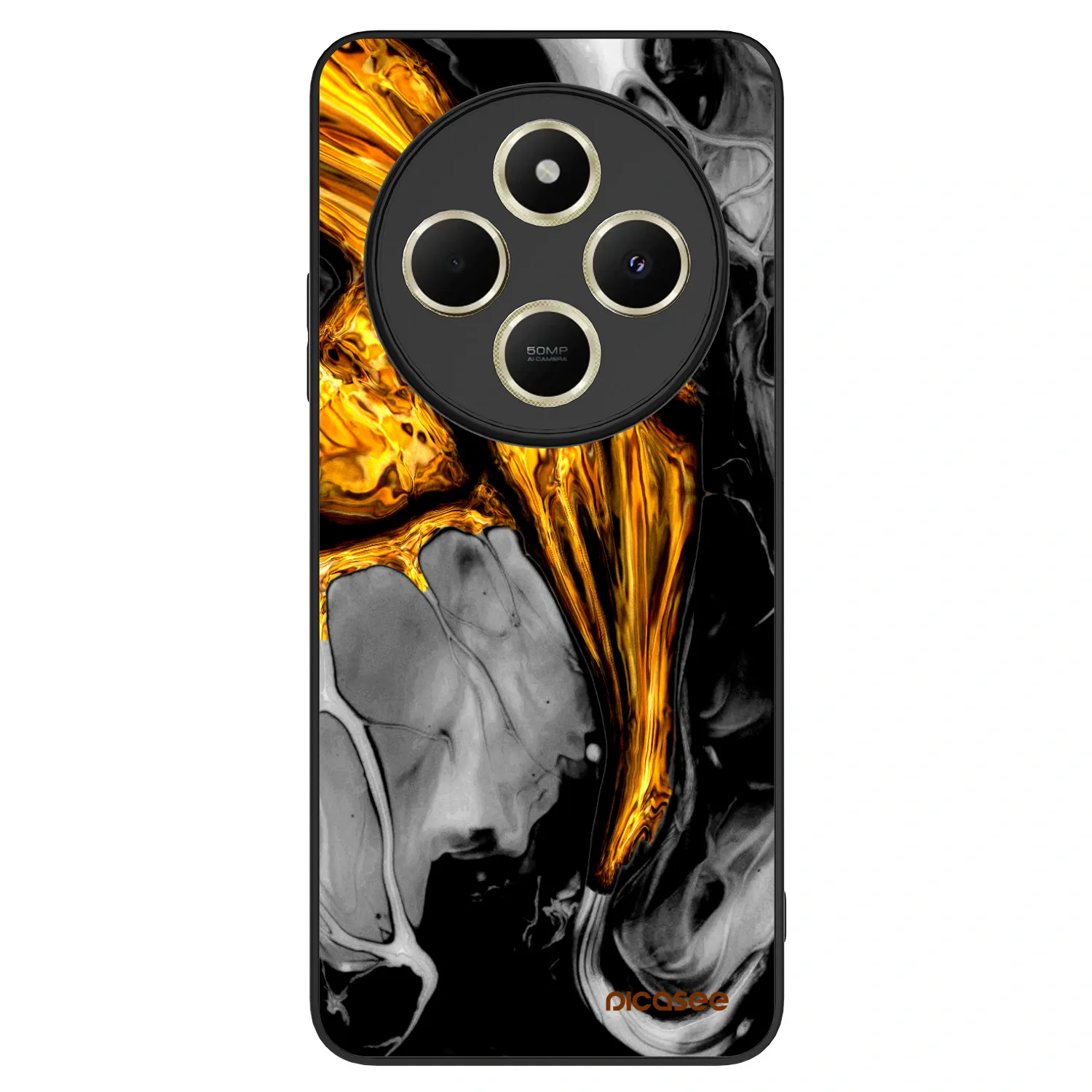 Picasee ULTIMATE CASE για Xiaomi Redmi 14C - Black Gold