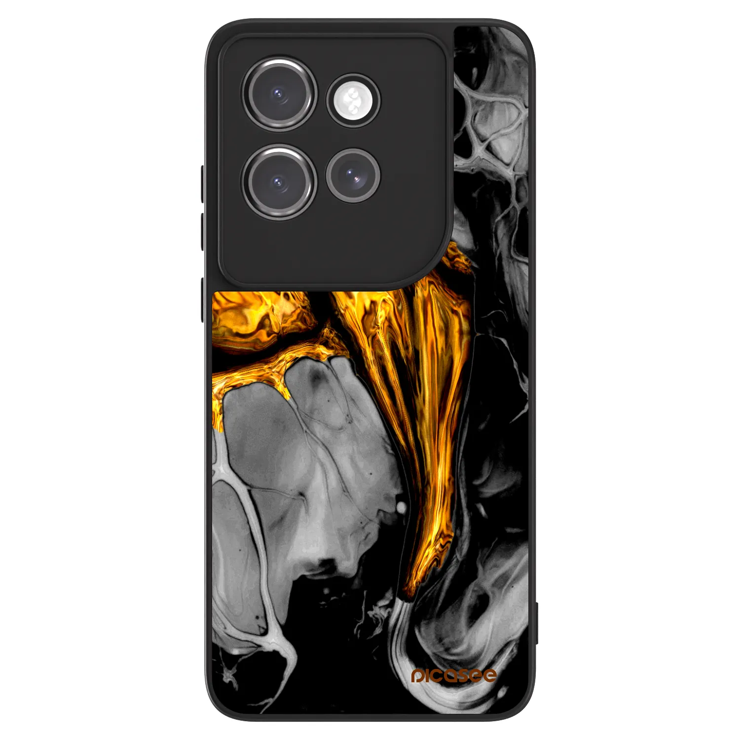 Picasee ULTIMATE CASE για Motorola Edge 50 Neo - Black Gold