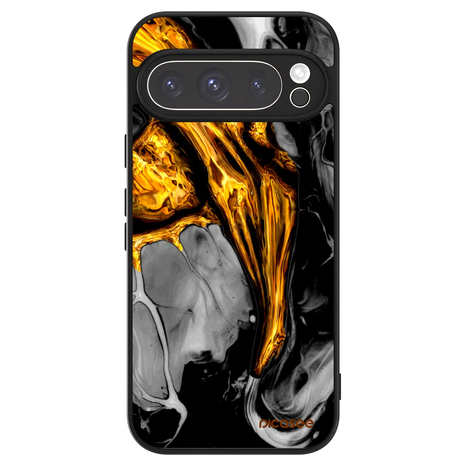 Picasee ULTIMATE CASE για Google Pixel 9 Pro - Black Gold