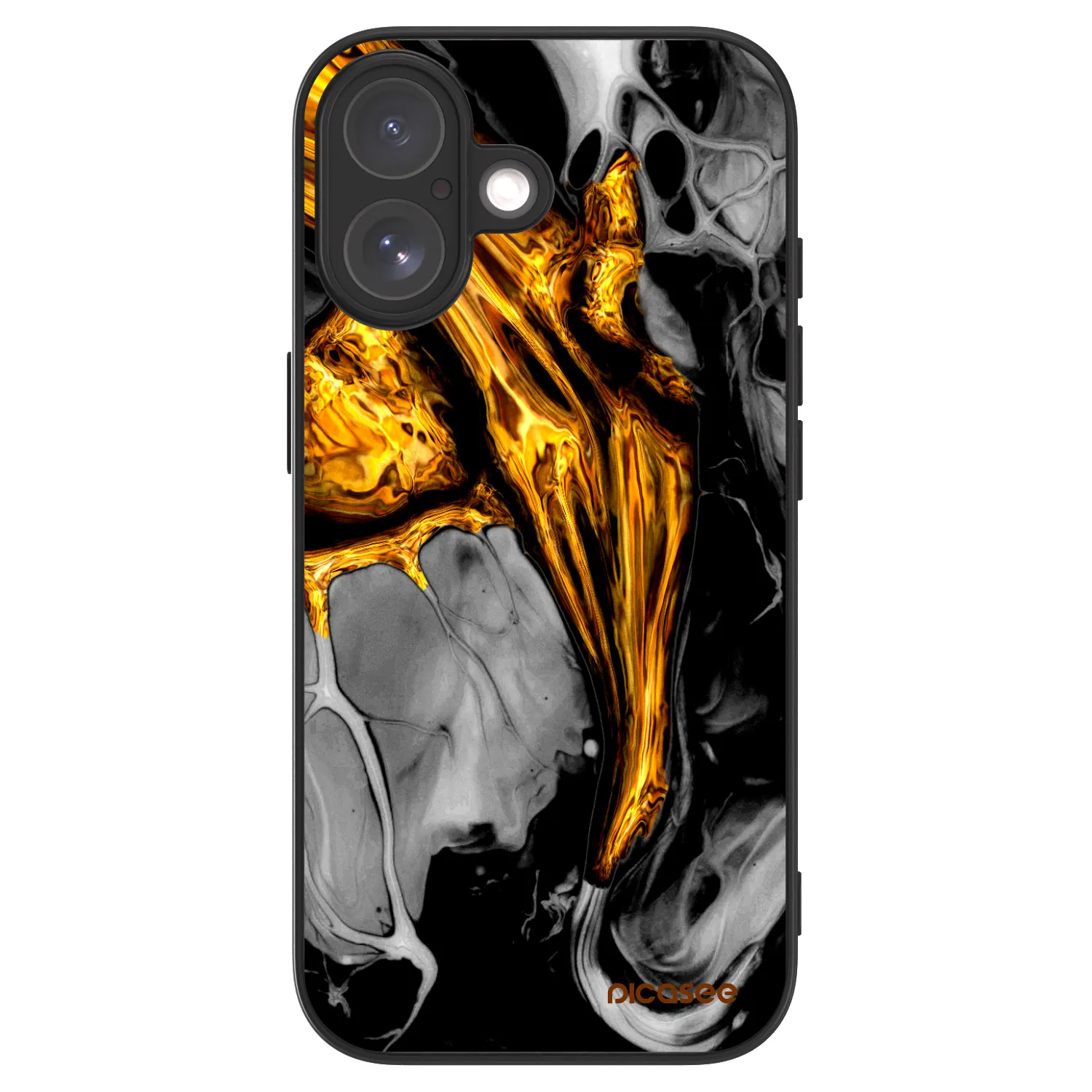 Picasee ULTIMATE CASE για Apple iPhone 17 - Black Gold