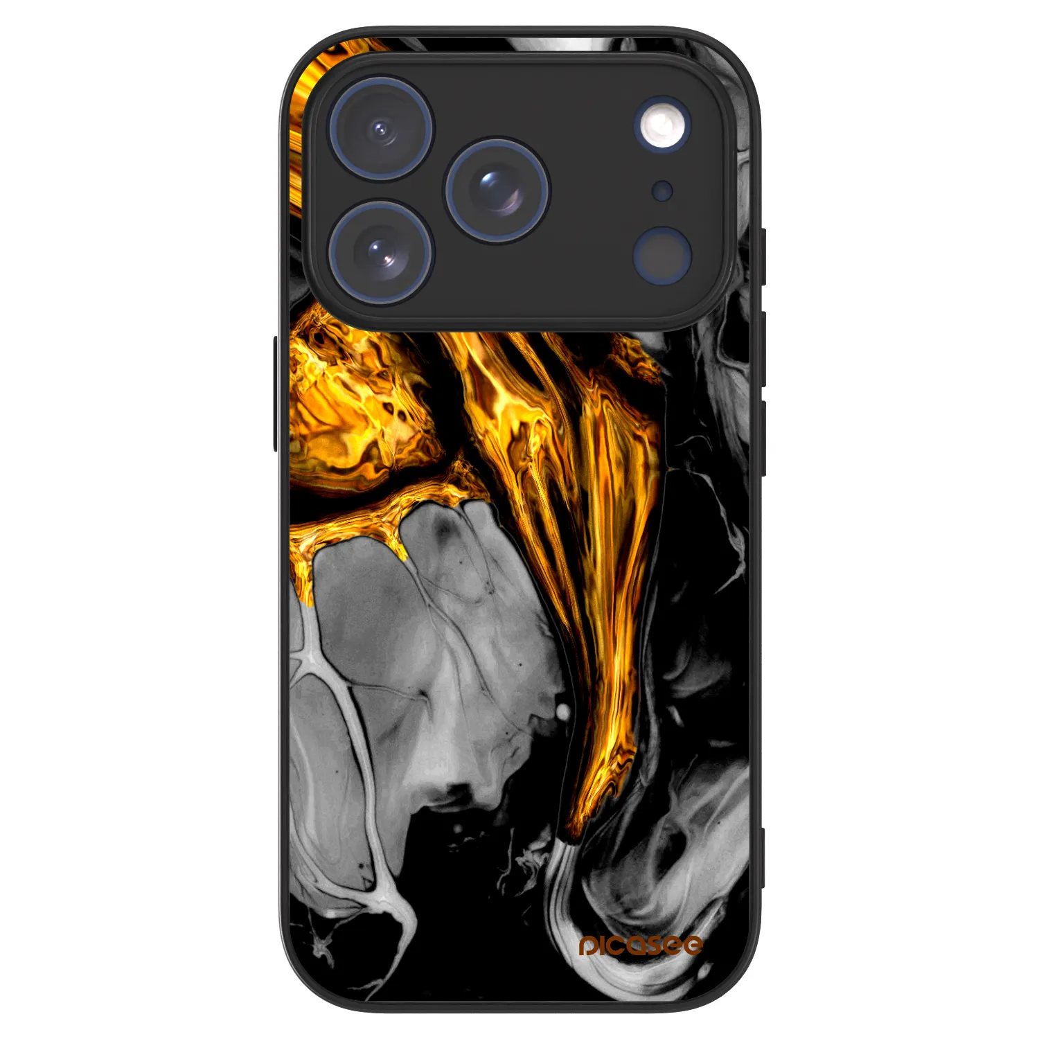 Picasee ULTIMATE CASE για Apple iPhone 17 Pro - Black Gold