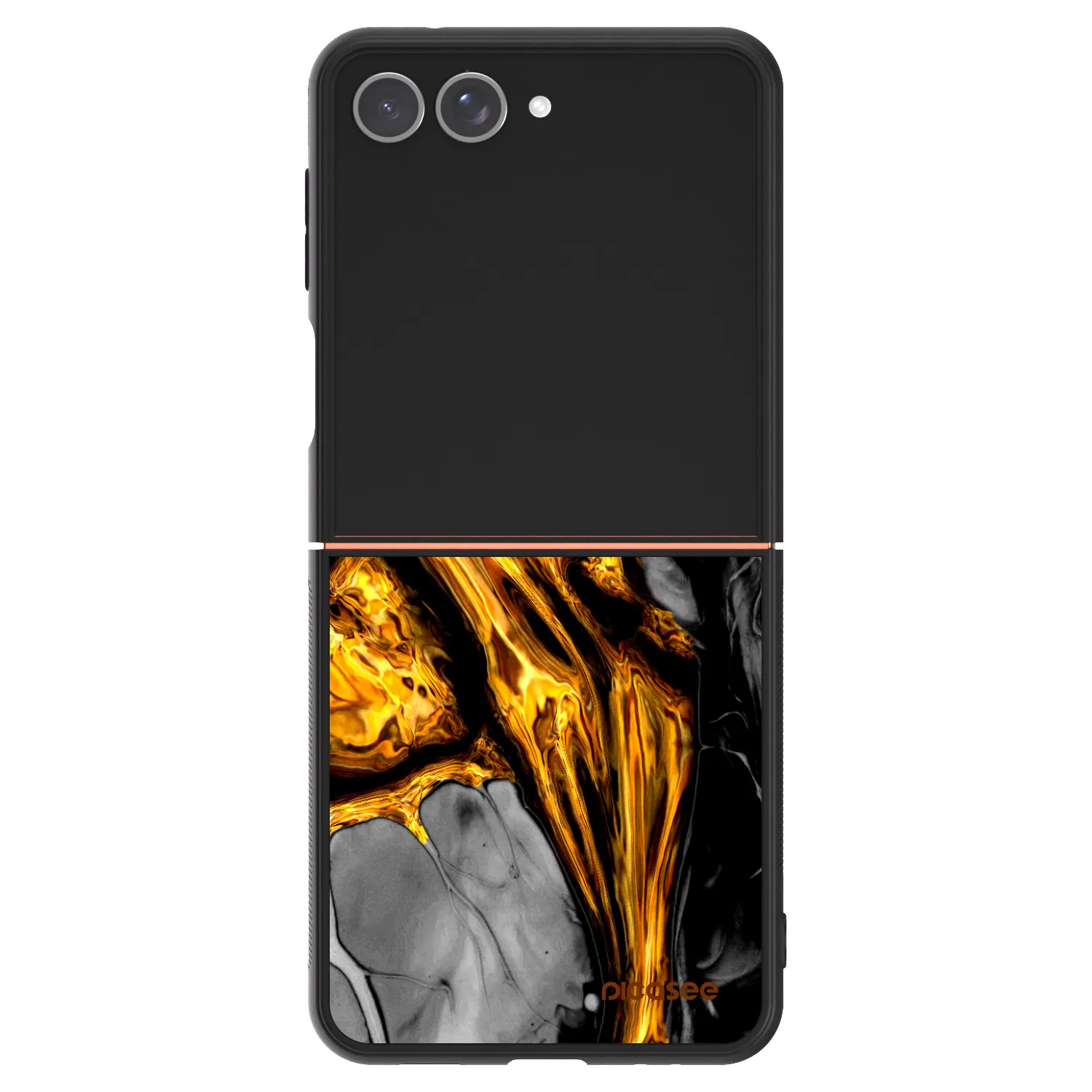 Picasee ULTIMATE CASE για Samsung Galaxy Z Flip7 5G - Black Gold