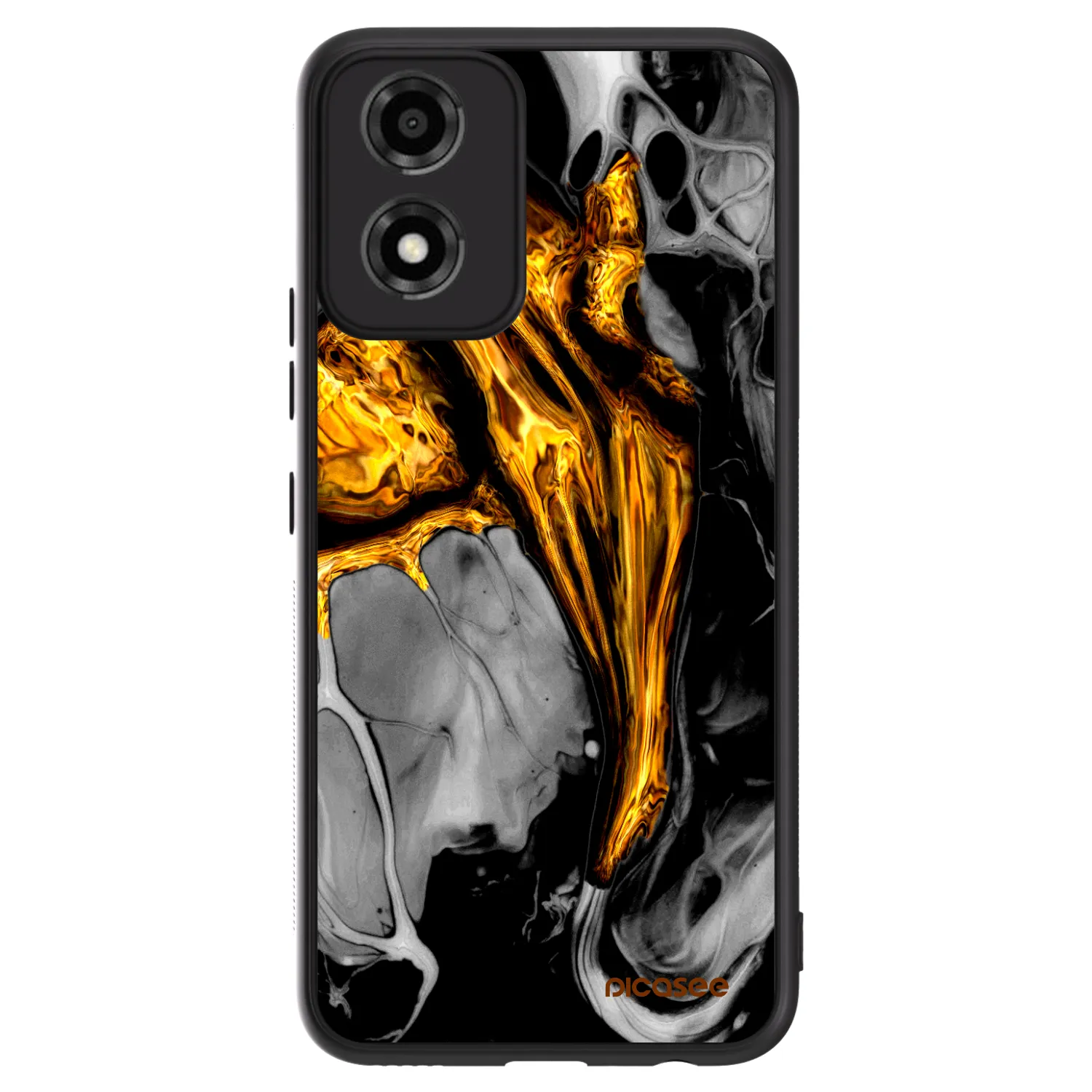 Picasee ULTIMATE CASE για Motorola Moto E14 - Black Gold
