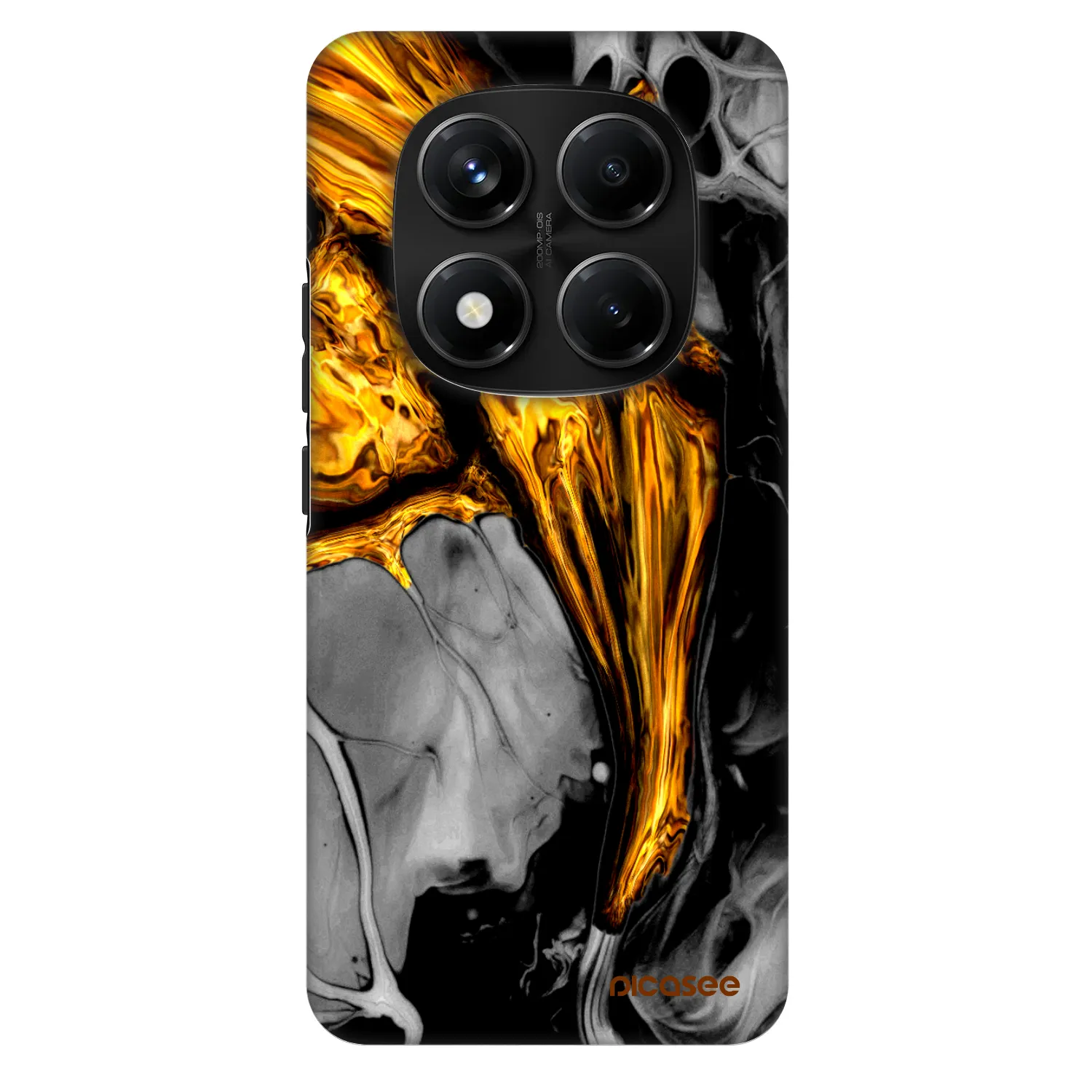Picasee Fashion Case για Xiaomi Redmi Note 14 Pro+ 5G - Black Gold