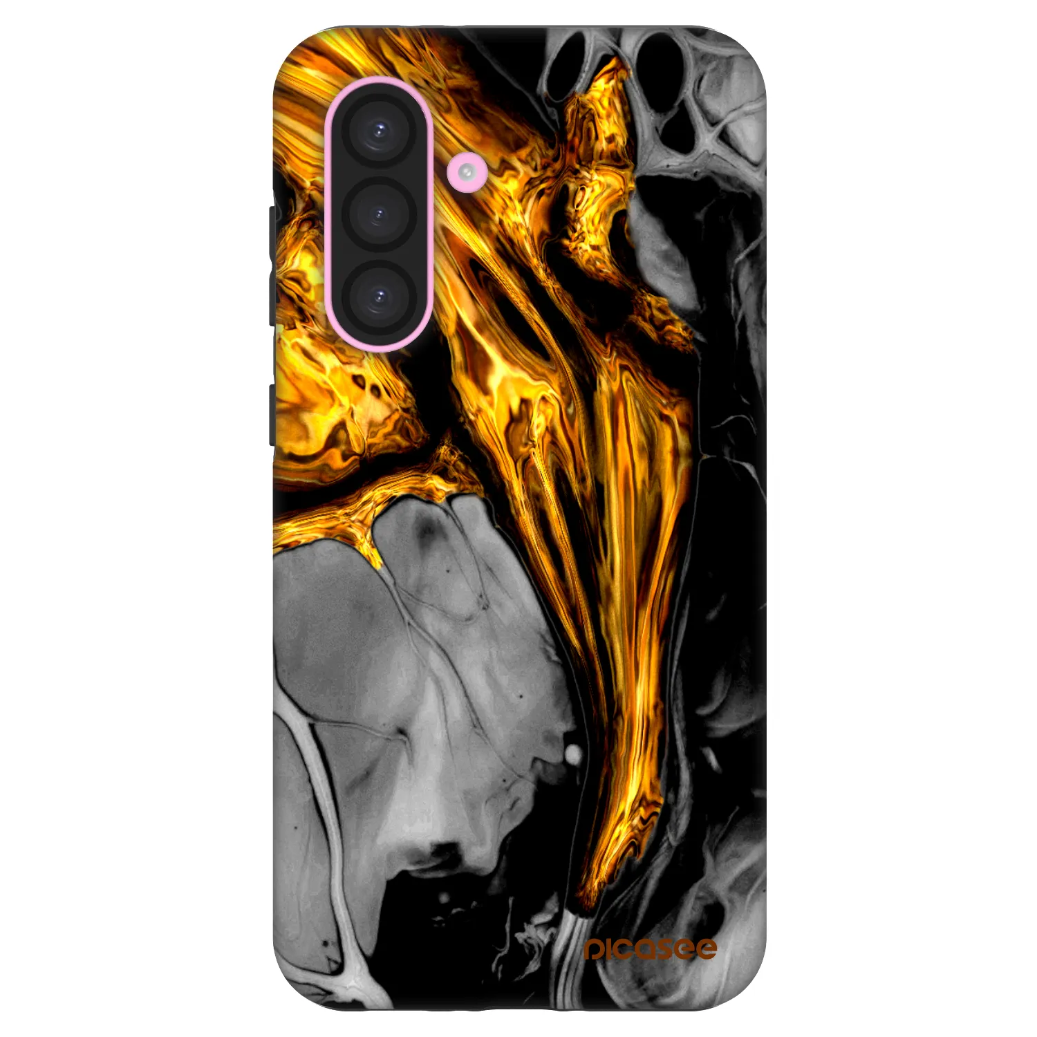 Picasee Fashion Case για Samsung Galaxy A56 5G A566B - Black Gold