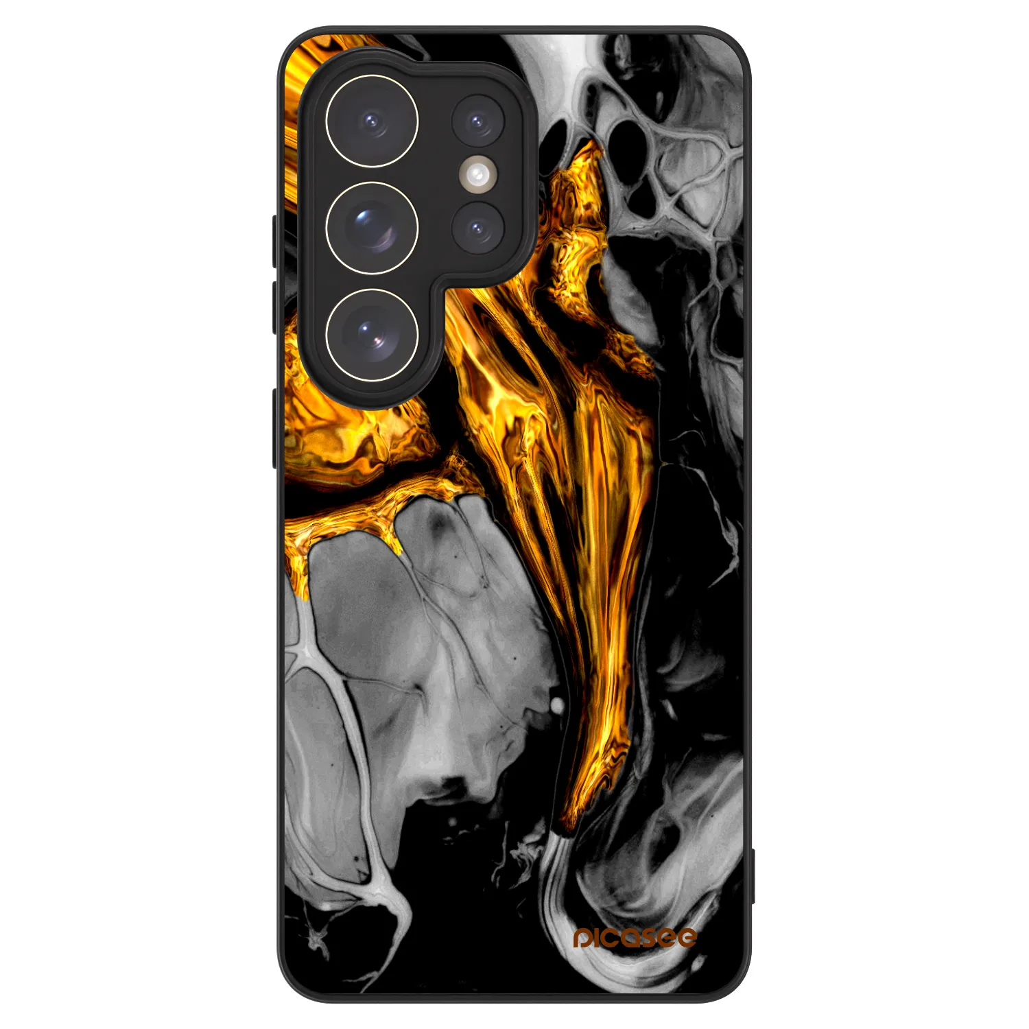 Picasee ULTIMATE CASE PowerShare για Samsung Galaxy S26 Ultra - Black Gold
