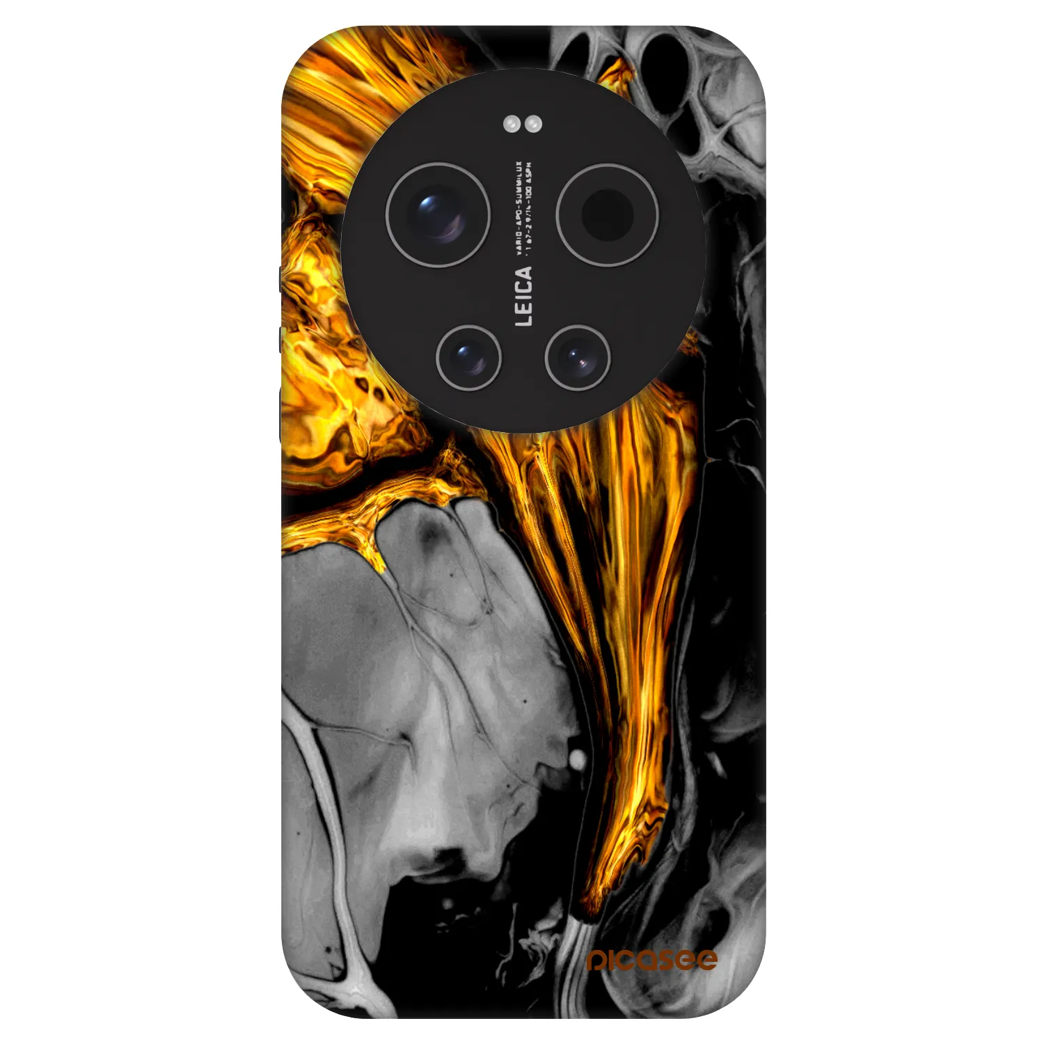 Picasee Fashion Case για Xiaomi 17 Ultra - Black Gold