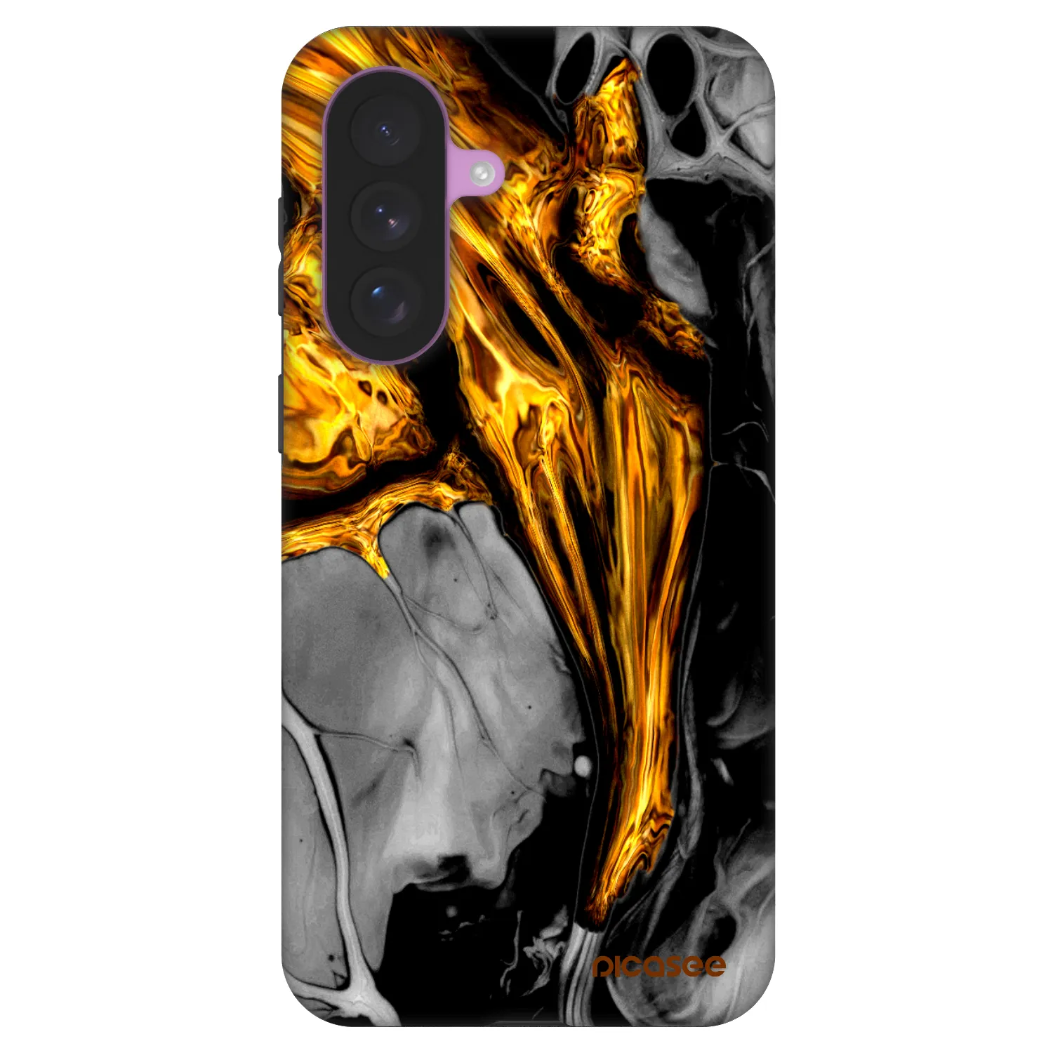 Picasee Fashion Case για Samsung Galaxy A57 5G - Black Gold