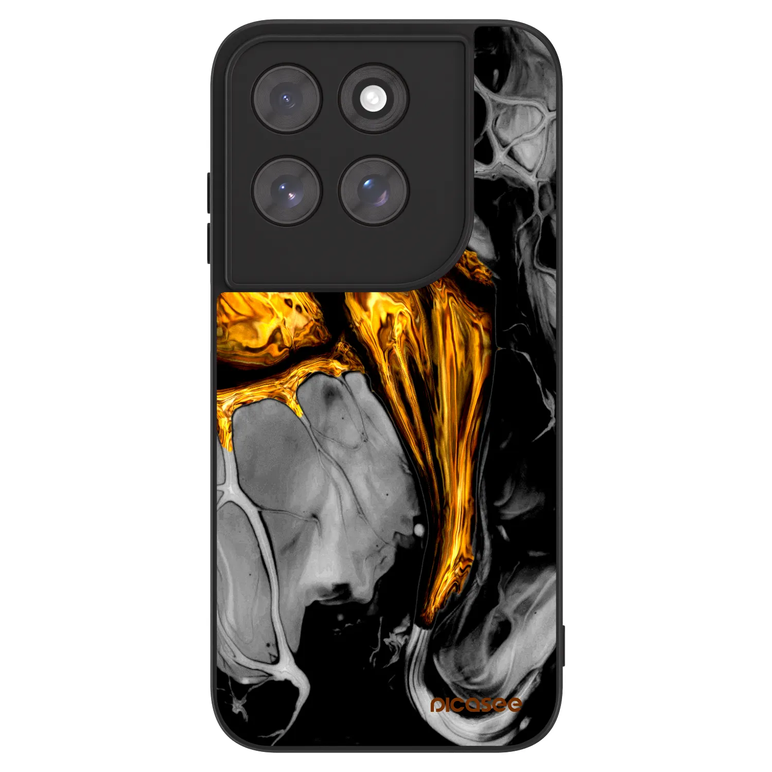Picasee ULTIMATE CASE για Motorola Moto G77 - Black Gold