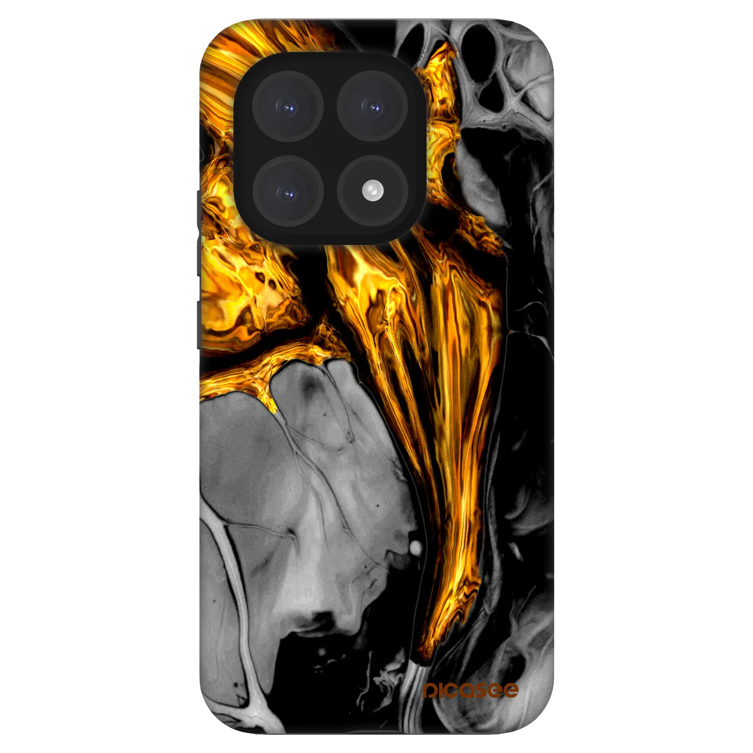 Picasee Fashion Case για Xiaomi 15T - Black Gold