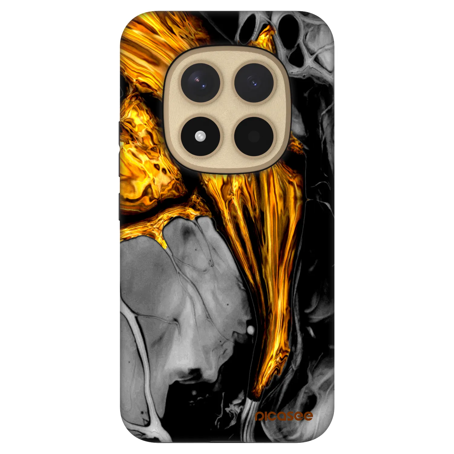Picasee Fashion Case για Xiaomi Redmi Note 15 Pro+ - Black Gold