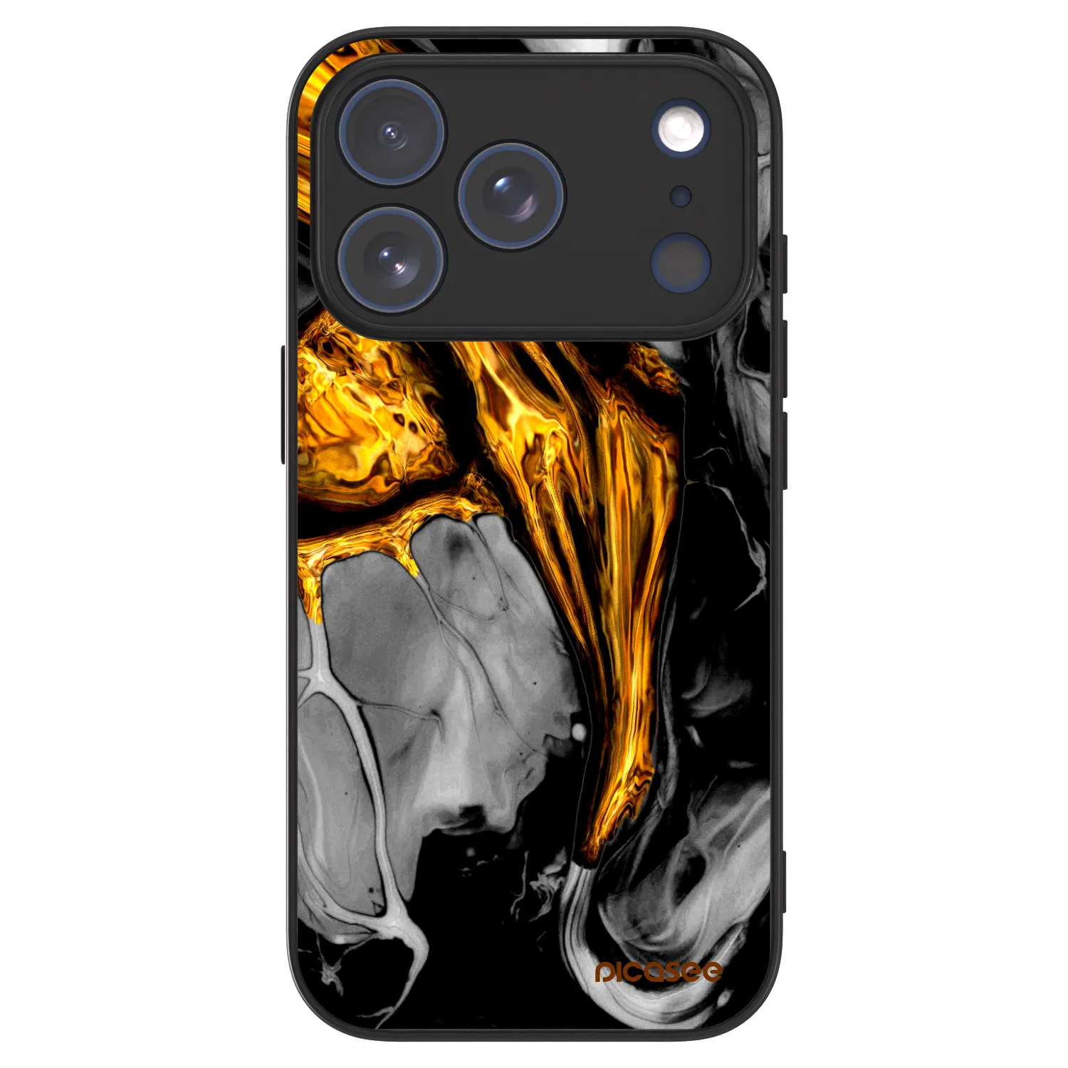 Picasee ULTIMATE CASE για Apple iPhone 18 Pro - Black Gold