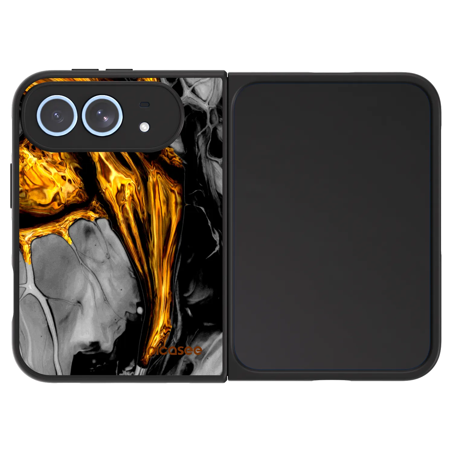 Picasee ULTIMATE CASE για Apple iPhone Duo - Black Gold